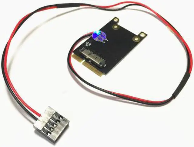 Alt view image 2 of 5 - Dupont 9pin to MINI PCI-E  wireless wifi adapter card with 40cm line wireless card BCM943602CDP BCM94331CSAX to MINIpci-e adapte