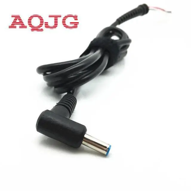 Alt view image 2 of 6 - DC Tip 4.5* 3.0 Power Plug Socket Connector with Cord/Cable  for DELL HP Laptop 1.2M Promotion Computer cable Black DC  19v 5pcs