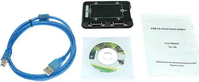 Alt view image 5 of 6 - Serial Adapter 4 port RS232 Serial DB9 COM to USB 2.0 Adapter Card rs232 to usb cable converter Industrial grade for POS system