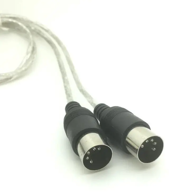 Alt view image 4 of 6 - USB to MIDI  Cable PC TO Music Keyboard Adapter USB TO Keyboard PC MIDI Interface Adapter Cable Audio Adaptor MIDI cable 2M