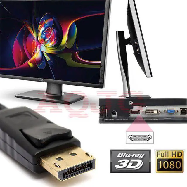 Alt view image 5 of 5 - DP to HDMI Adapter DisplayPort to HDMI HDTV Cable Adapter Converter Male to Female Support 1080P for HDTV Projector Displays