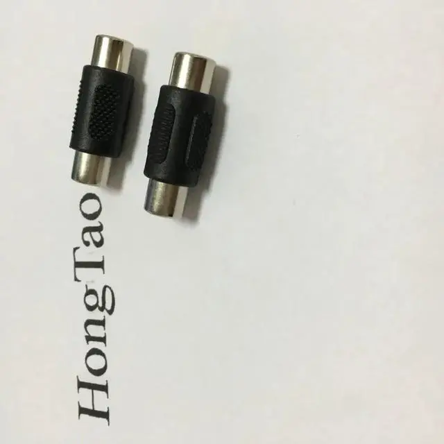 Alt view image 3 of 3 - 5pcs Audio Video RCA Female to Female Coupler Joiner Barrel Adapter