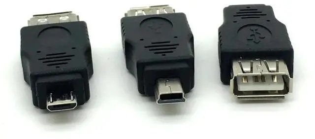 Alt view image 2 of 3 - USB Female to Mini USB Male 5 Pin Adapter Converter Computer Adapter Wholesale Usb to Micro usb female