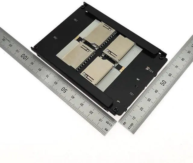 Alt view image 6 of 6 - SATA to SD adapter SDIO SDHC SDXC MMC SD  to SATA converter Card