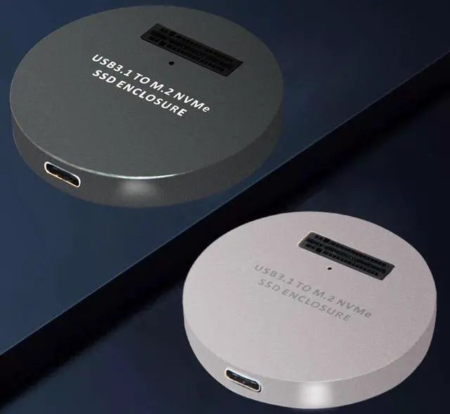 Alt view image 5 of 6 - M.2 USB Case box M2 SSD to USB 3 3.0 3.1 USB3.1Type-C  adapter NVME USB3 converter Type C hard disk Enclosure