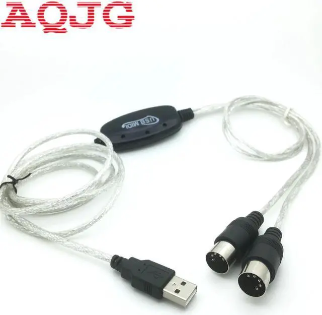 Main image of USB to MIDI  Cable PC TO Music Keyboard Adapter USB TO Keyboard PC MIDI Interface Adapter Cable Audio Adaptor MIDI cable 2M