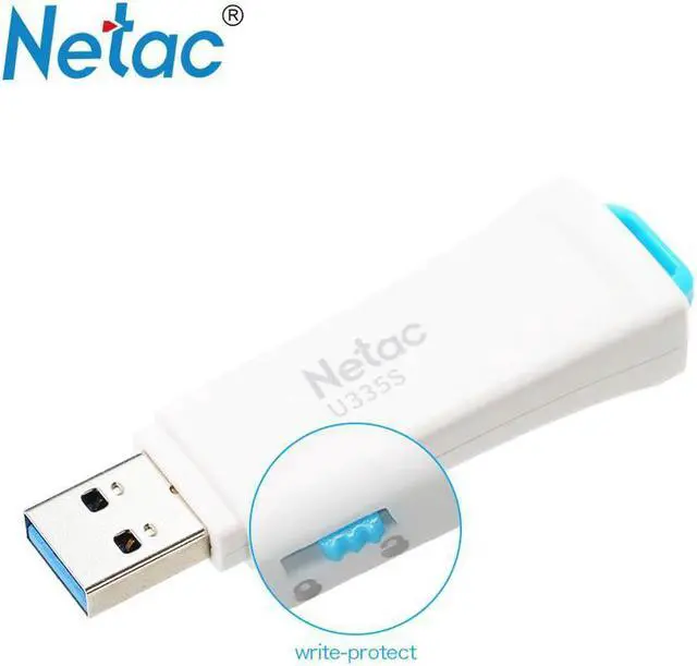 Alt view image 2 of 7 - Netac U335S 128GB Write Protect USB3.0 Flash Drive Memory Stick USB Flash Disk