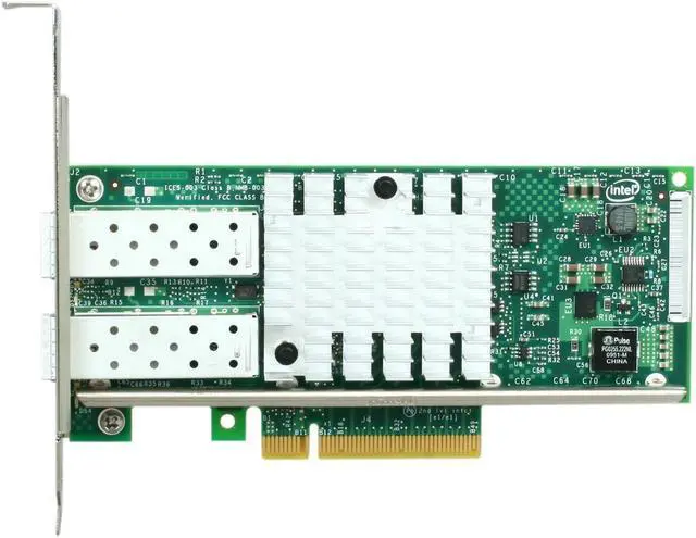 Alt view image 3 of 3 - Intel 10Gbps Dual Port PCI-E X520-DA2 E10G42BTDA Ethernet Server Adapter