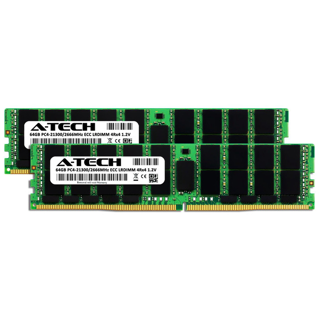 32GB DDR4-2666 RDIMM RAM – 2Rx4 ECC Registered – For HP Z640, Z8 G4, Z440, Z6 G4, Z4 G4 – A-Tech