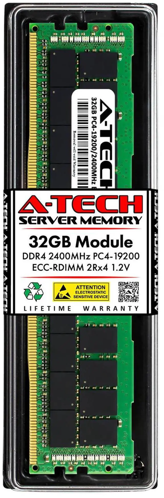 Main image of (NOT FOR HOME PC!) 32GB PC4-19200 ECC REG Memory RAM for Dell PowerEdge T630 (A8711888 Equivalent)