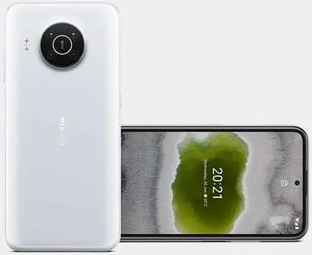 Alt view image 8 of 14 - Nokia X10 5G TA-1332 Dual 128GB 6GB RAM Factory Unlocked (GSM Only | No CDMA - not Compatible with Verizon/Sprint) International Version - Snow