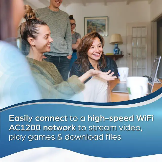 Alt view image 6 of 15 - TRENDnet TEW-805UBH, AC1200 High Gain Dual Band Wireless USB Adapter