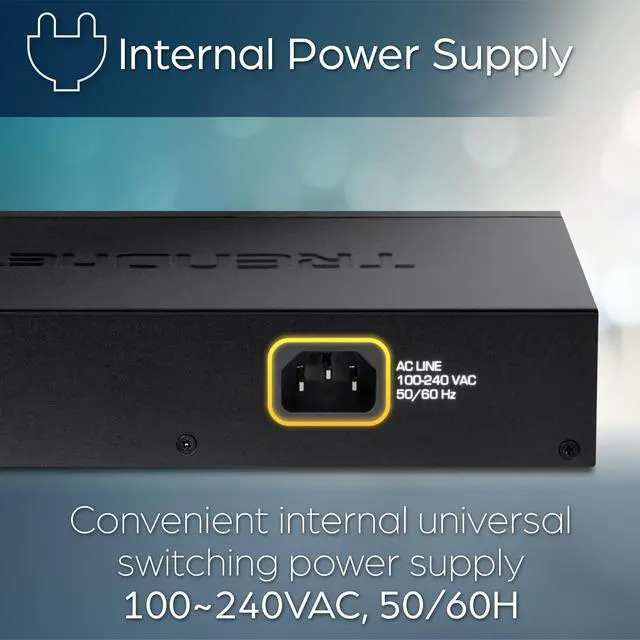 Alt view image 9 of 15 - TRENDnet TEG-S17D, 16-Port Gigabit Desktop Switch