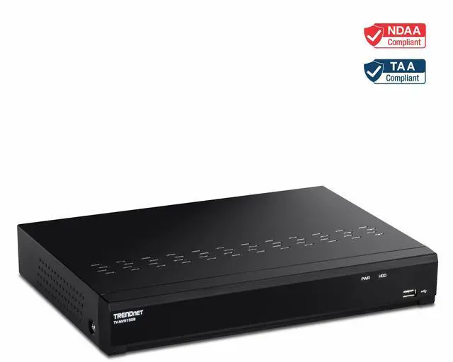 Main image of TRENDnet TV-NVR1508 8-Channel H.265 4K (8MP) PoE NVR
