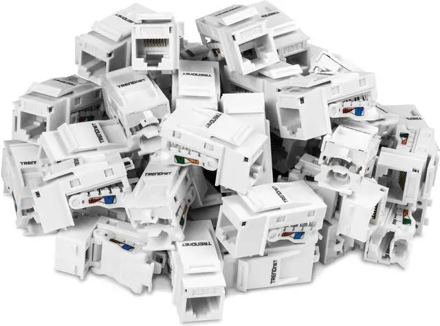 Alt view image 2 of 20 - TRENDnet TC-K50C6 Cat6 Keystone Jack - 50-Pack