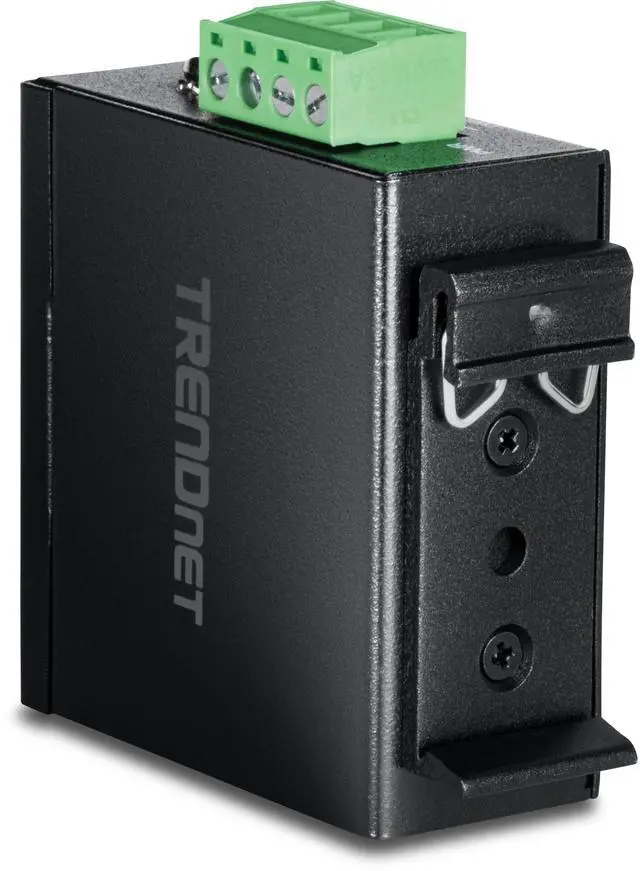 Alt view image 5 of 6 - TRENDnet Industrial 95W Gigabit PoE++ Injector, TI-IG90, 1 x Gigabit Port, 1 x Gigabit  PoE++ Port, Provides PoE (15.4W), PoE+ (30W), PoE++ (95W), NDAA & TAA Compliant
