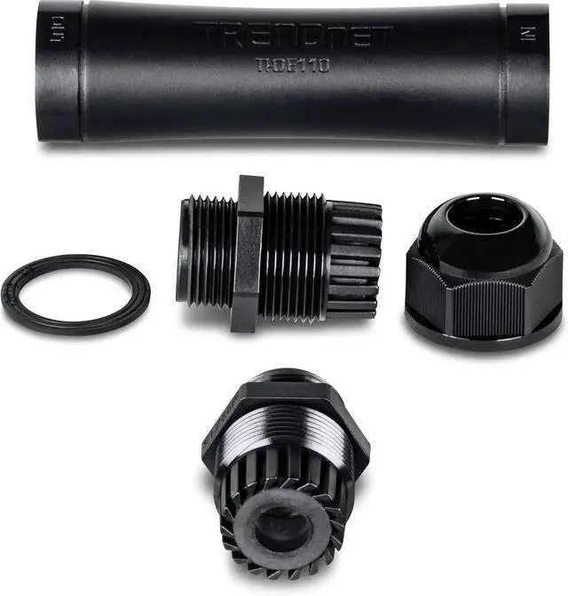 Alt view image 3 of 7 - TRENDnet Industrial Waterproof Gigabit PoE+ Extender, TI-OE110, Extend PoE+ Connection up to an Additional 100m (328 ft.), Supports PoE (15.4W) and PoE+ (30W), IP67 Rated Enclosure, NDAA TAA Compliant