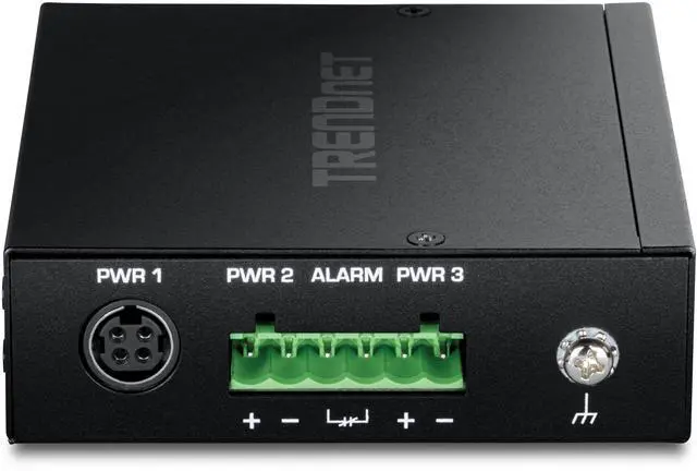 Alt view image 6 of 6 - TRENDnet Industrial SFP to Gigabit PoE+ Media Converter, TI-PF11SFP, 1 x Gigabit SFP Port, 1 x 
Gigabit PoE+ RJ45 Port, 6kV RJ45 Surge Protection, Up to 30W per Port, NDAA + TAA Compliant