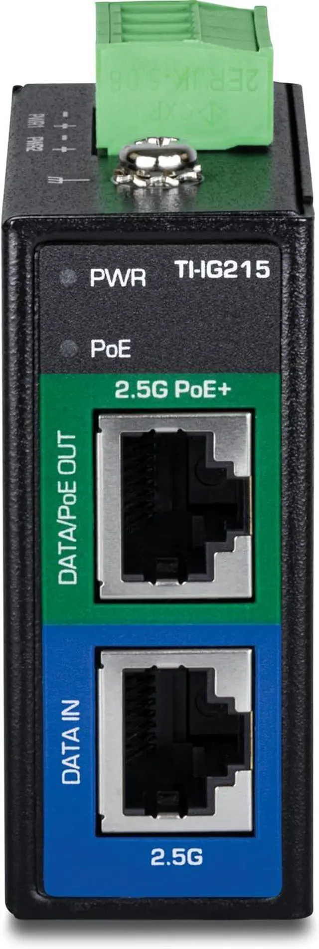 Alt view image 3 of 6 - TRENDnet TI-IG215, Industrial 2.5G PoE+ Injector