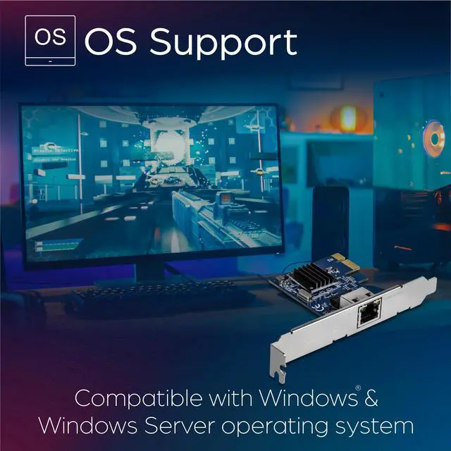 Alt view image 6 of 7 - TRENDnet 2.5Gase-T PCIe Network Adapter, Standard and Low-Profile Brackets Included, Windows® support,TEG-25GECTX