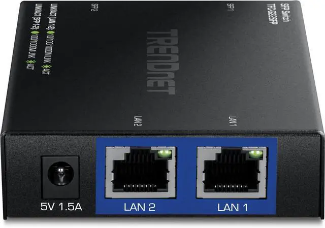 Alt view image 3 of 6 - TRENDnet TFC-G22SFP, 4-Port Gigabit Switch with SFP Ports