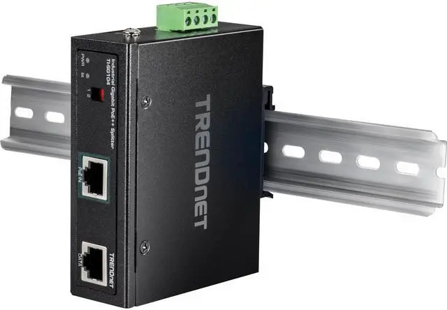 Alt view image 3 of 7 - TRENDnet TI-SG104 Industrial Gigabit PoE++ Splitter