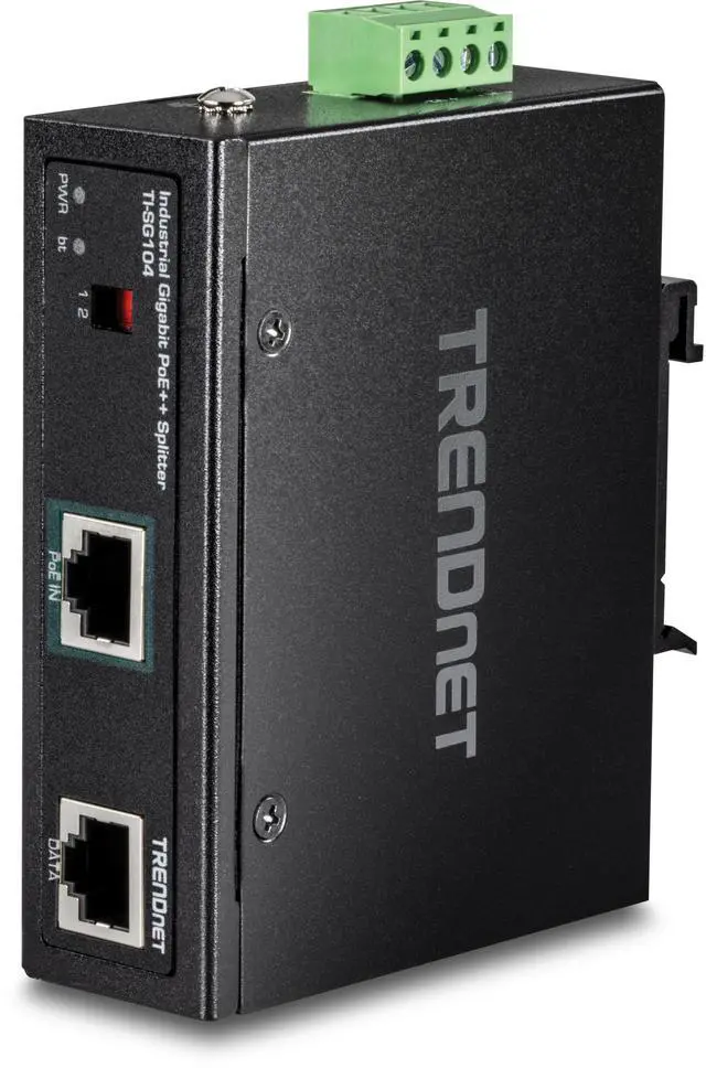 Alt view image 7 of 7 - TRENDnet TI-SG104 Industrial Gigabit PoE++ Splitter