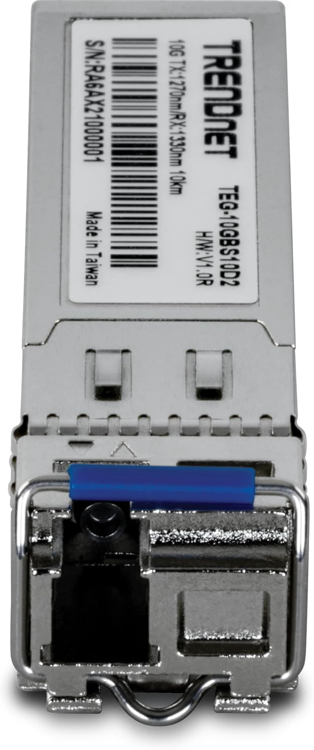 Alt view image 3 of 4 - TRENDnet TEG-10GBS10D2, 10G SFP+ Dual Wavelength Single Mode LC Module 10km