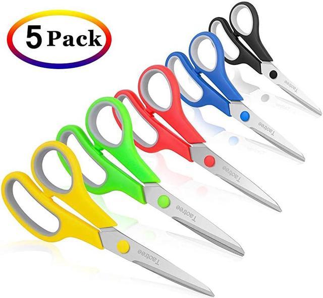 Scissors 8quot Multipurpose Scissor Bulk Pack of 5 Stainless Steel
