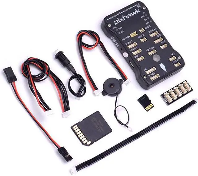 Alt view image 4 of 7 - Pixhawk PX4 Flight Controller PIX 248 32 Bit Flight Control Board+Safety Switch+Buzzer+I2C Splitter Expand Module+16GB SD Card