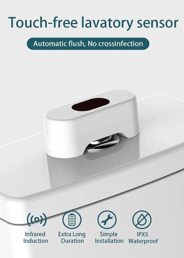 Touchless Toilet Flush Sensor, Automatic Lavatory Sensor Toilet