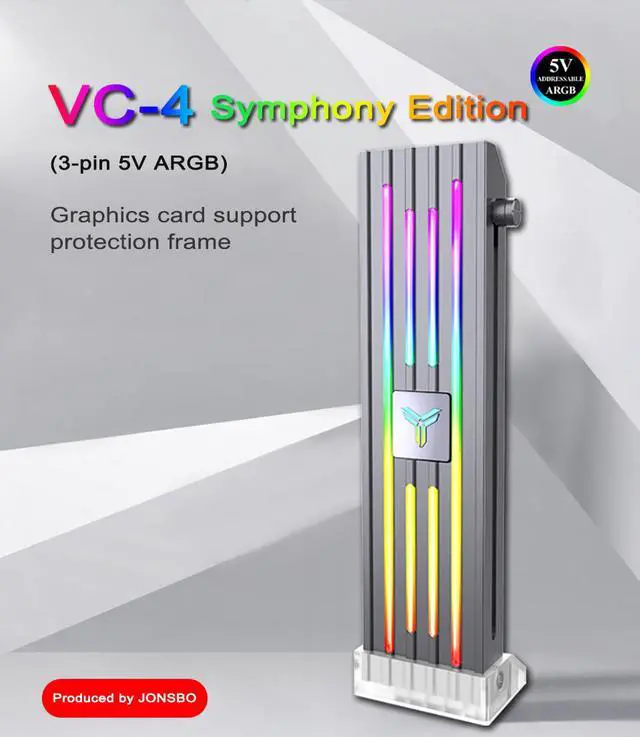 Main image of Weastlinks Graphics card frame 3pin 5V ARGB lighting effect motherboard synchronization magnesium aluminum alloy fixed adjustment