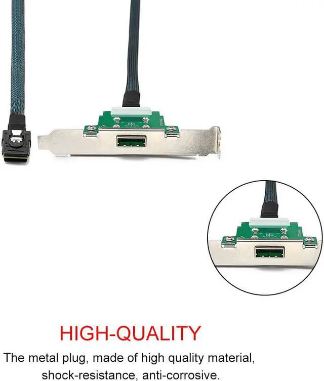 Alt view image 6 of 7 - Weastlinks SFF-8088 to SFF-8087 Server Power Cable Sff-8087 Computer Hard Drive Data Transfer Cable 1m