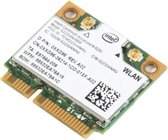Alt view image 5 of 6 - Weastlinks Dual band 300Mbps For Intel 62230ANHMW Advanced-N 6230 2.4G 5GHZ WiFi+BT3.0 Mini PCI-e Bluetooth Wireless card