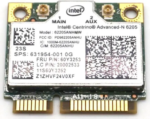 Alt view image 7 of 7 - Weastlinks Intel Centrino Advanced-N 6205 62205ANHMW 6205AGN Wireless 300Mbps Wifi Card For X220 T420 T520 60Y3253 8570 8460 631954-001