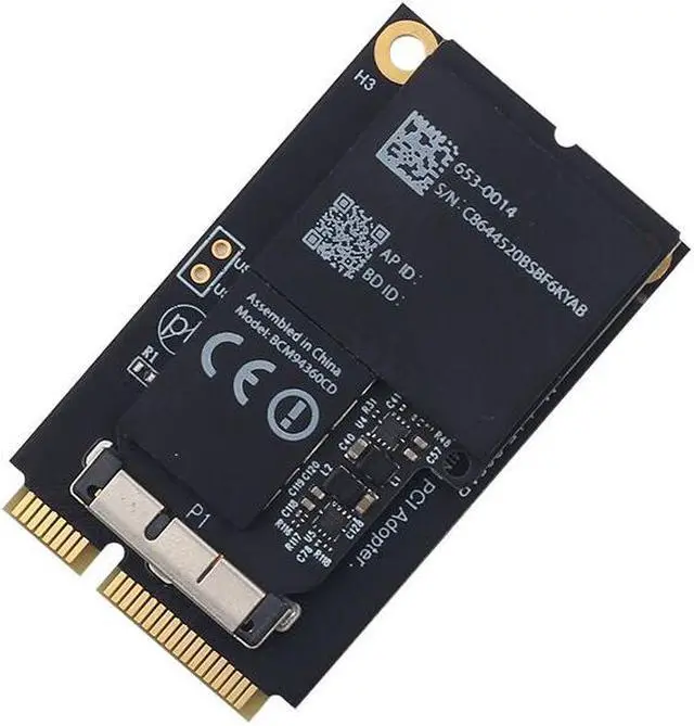 Alt view image 3 of 5 - Weastlinks Wireless For Broadcom Bcm94360cd WiFi Card 1750Mbps + Bluetooth 4.0 Dual Band 802.11a/b/g/n/ac With Adapter For iMac 2013