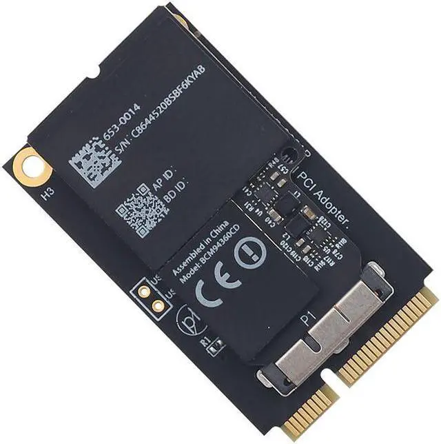 Alt view image 2 of 5 - Weastlinks Wireless For Broadcom Bcm94360cd WiFi Card 1750Mbps + Bluetooth 4.0 Dual Band 802.11a/b/g/n/ac With Adapter For iMac 2013