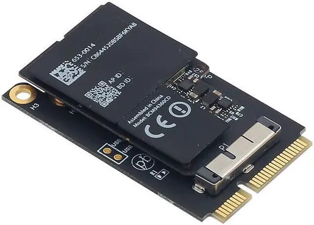 Alt view image 4 of 5 - Weastlinks Wireless For Broadcom Bcm94360cd WiFi Card 1750Mbps + Bluetooth 4.0 Dual Band 802.11a/b/g/n/ac With Adapter For iMac 2013