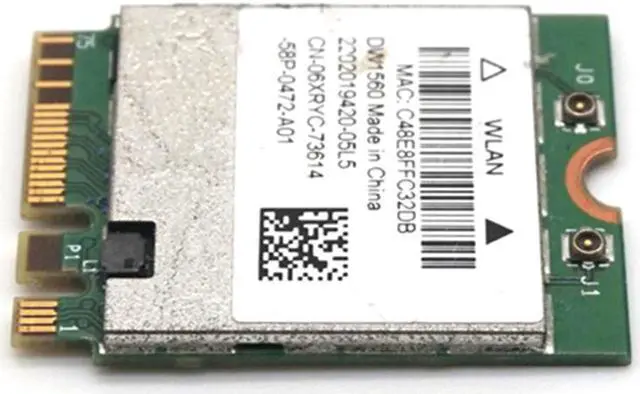 Alt view image 5 of 7 - Weastlinks DW1560 BCM94352Z NGFF M.2 WiFi WLAN Bluetooth 4.0 802.11ac 867Mbps BCM94352 wireless card WLAN