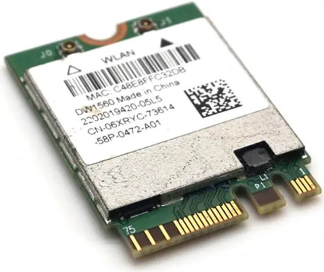 Alt view image 2 of 7 - Weastlinks DW1560 BCM94352Z NGFF M.2 WiFi WLAN Bluetooth 4.0 802.11ac 867Mbps BCM94352 wireless card WLAN