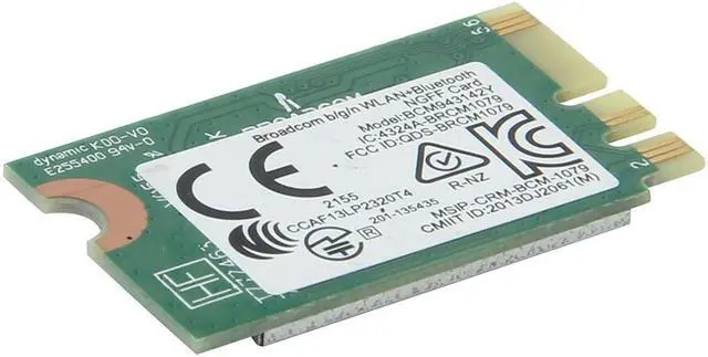 Alt view image 5 of 7 - Weastlinks 150Mbps For Broadcom BCM943142Y M.2 NGFF Wireless-N 2.4Ghz 802.11b/g/n Bluetooth 4.0 Network Mini PCI-E Wifi Card
