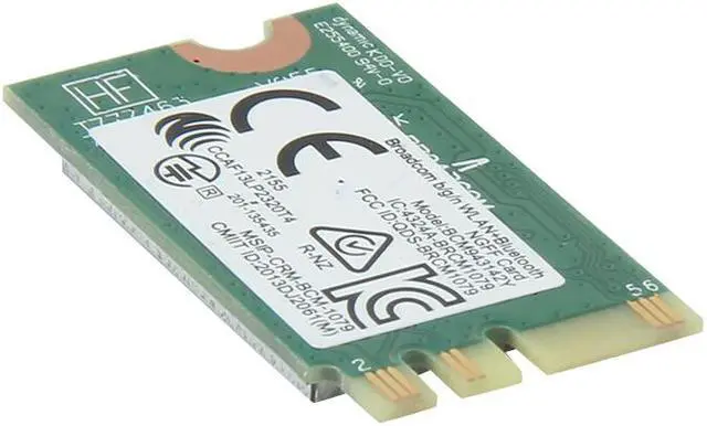 Alt view image 7 of 7 - Weastlinks 150Mbps For Broadcom BCM943142Y M.2 NGFF Wireless-N 2.4Ghz 802.11b/g/n Bluetooth 4.0 Network Mini PCI-E Wifi Card