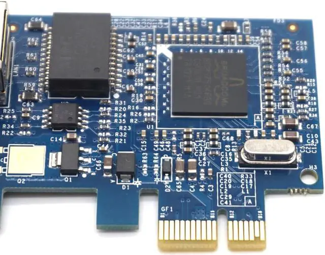 Alt view image 5 of 7 - Weastlinks Broadcom BCM5751 1000M Gigabit Desktop PCI express RJ45 Network Card 1000M PCIe Mini Card