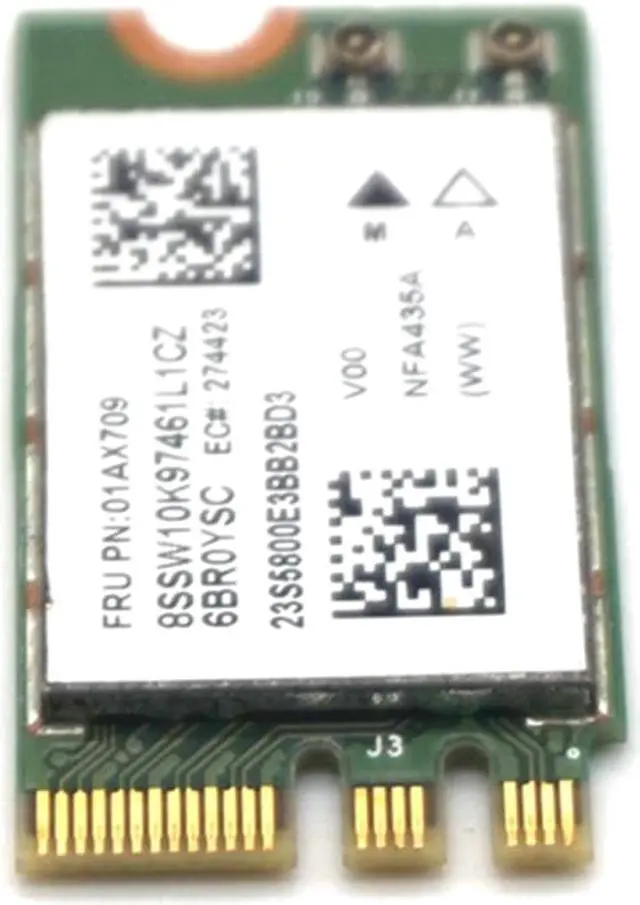 Alt view image 6 of 7 - Weastlinks for Lenovo IdeaPad 510-15IKB E31 E470 FRU 01AX709 Atheros QCNFA435 AC 2.4G&5G NGFF 802.11ac WIFI+ Bluetooth 4.1