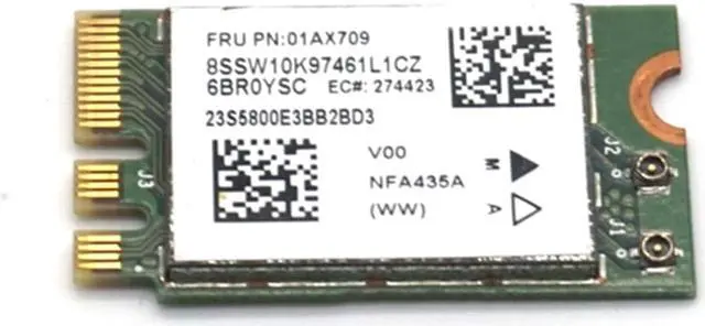 Alt view image 7 of 7 - Weastlinks for Lenovo IdeaPad 510-15IKB E31 E470 FRU 01AX709 Atheros QCNFA435 AC 2.4G&5G NGFF 802.11ac WIFI+ Bluetooth 4.1
