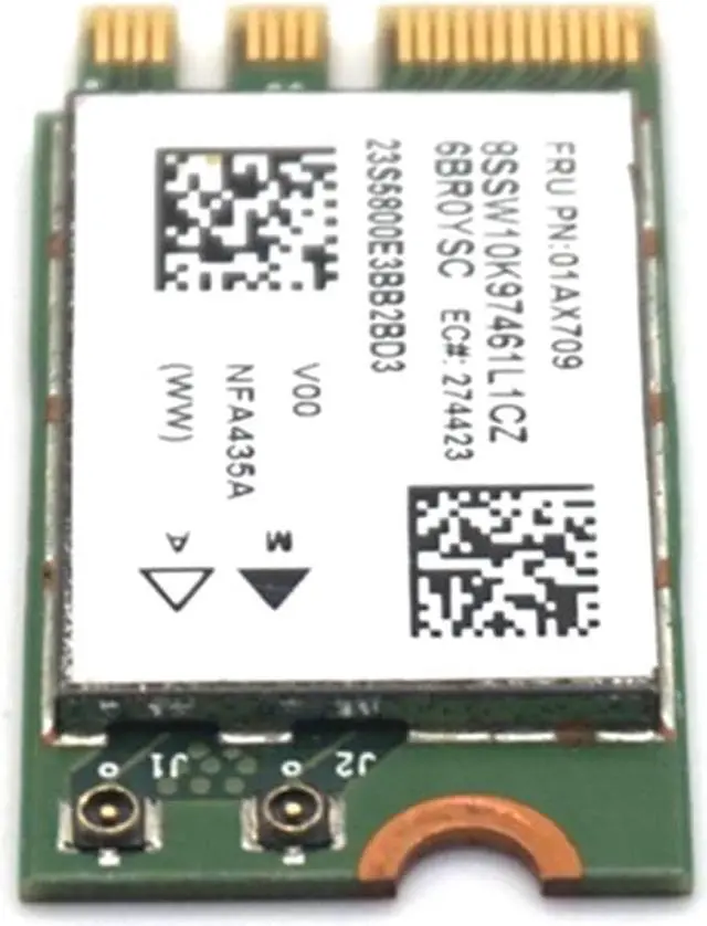 Alt view image 4 of 7 - Weastlinks for Lenovo IdeaPad 510-15IKB E31 E470 FRU 01AX709 Atheros QCNFA435 AC 2.4G&5G NGFF 802.11ac WIFI+ Bluetooth 4.1