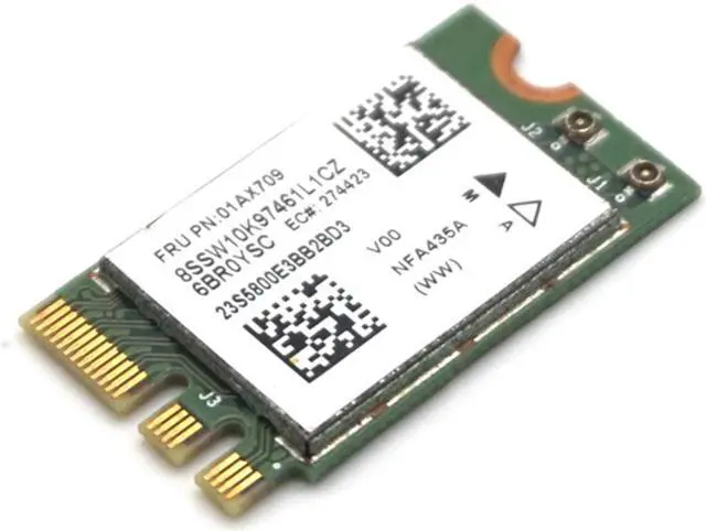 Alt view image 2 of 7 - Weastlinks for Lenovo IdeaPad 510-15IKB E31 E470 FRU 01AX709 Atheros QCNFA435 AC 2.4G&5G NGFF 802.11ac WIFI+ Bluetooth 4.1