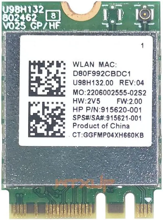 Alt view image 3 of 5 - Weastlinks RTL8821CE 802.11AC 1X1 Wi-Fi+BT 4.2 Combo Adapter Card SPS 915621-001 wireless netowrk card For hp ProBook 450 G5 PB430G5 Series