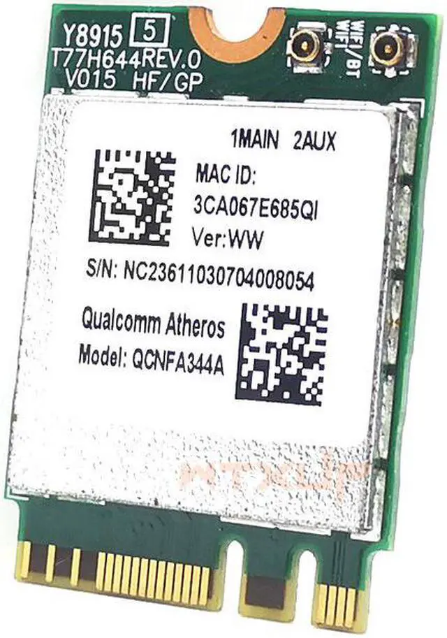 Alt view image 4 of 6 - Weastlinks Qualcomm Atheros Wireless AC Wi-Fi adapter QCNFA344A NFA344A wifi Dual Band + BT4.1 bluetooth 4.1 NGFF Card