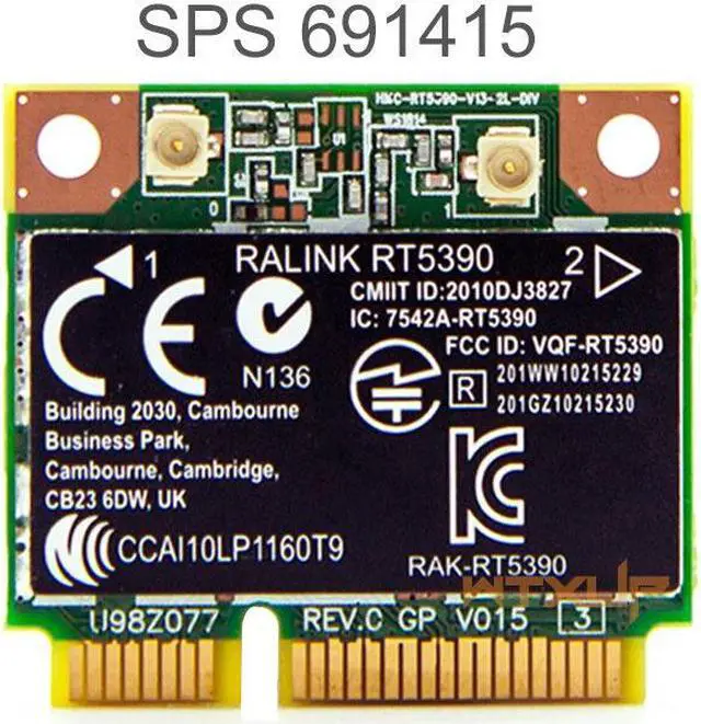 Main image of Weastlinks Ralink RT5390 Half Mini PCIE 802.11N Wlan Wireless Card SPS:691415-001 wifi adapter for for HP 436 435 431 4230S 4330S
